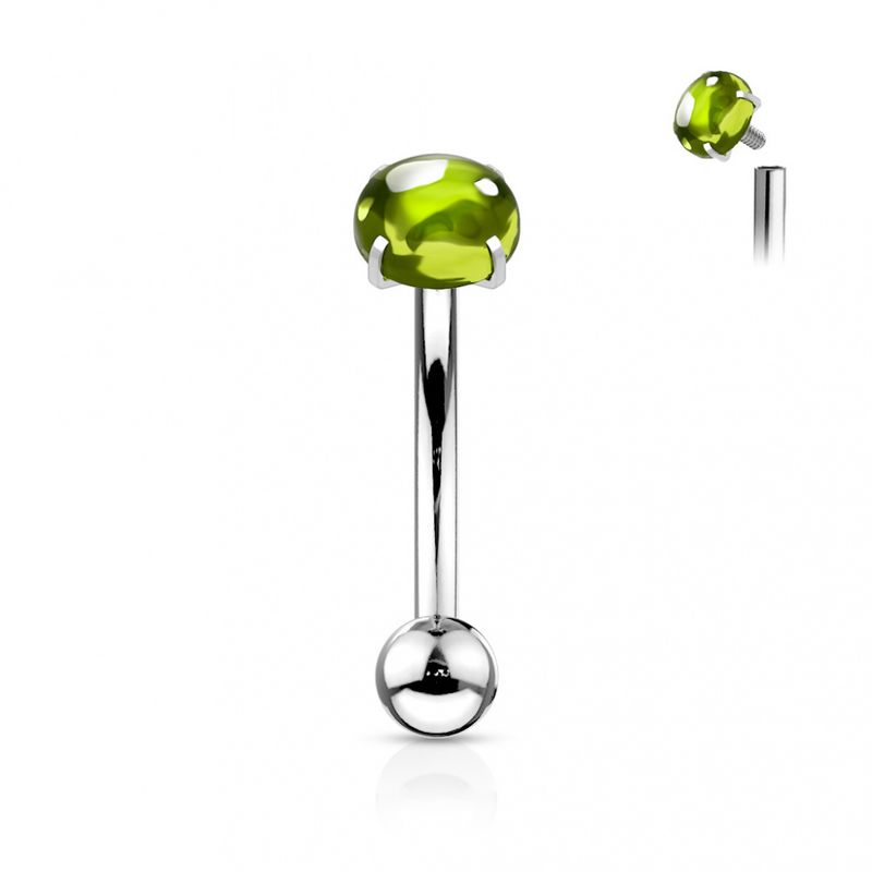 Glass Stone Bananabell Green