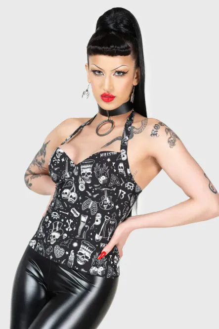 Main Image Burn Rubber Halter Top