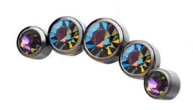 Hovedbilde Five Swarovski Gems ...