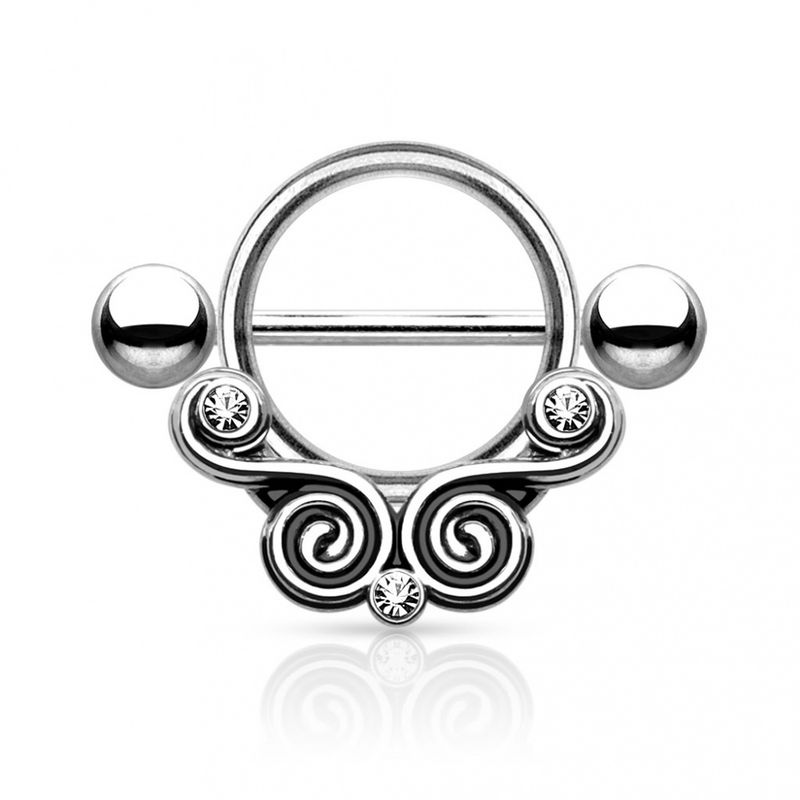 Lace Swirls Nipple Shield