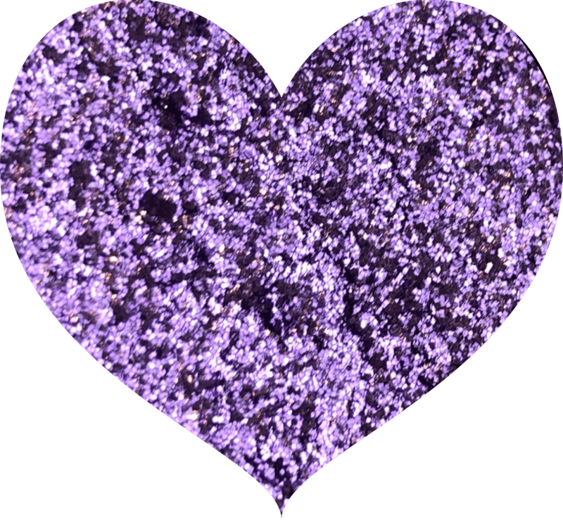 Pressed Glitter Grape Vine