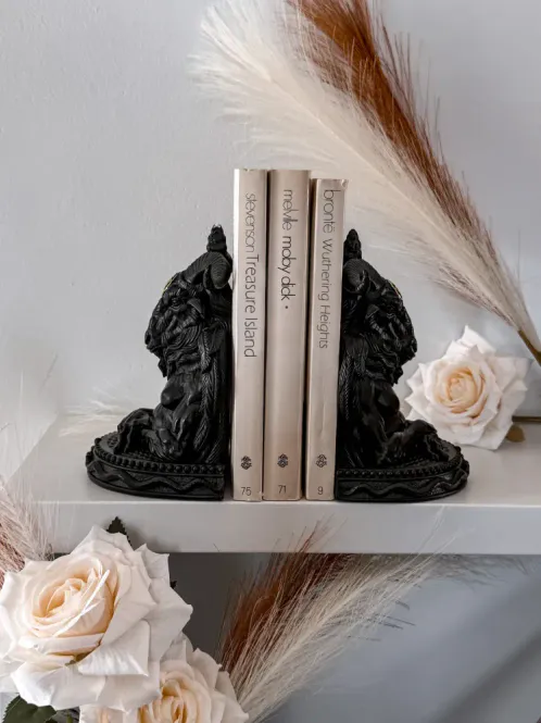 Hoofdbeeld Baphomet Bookends