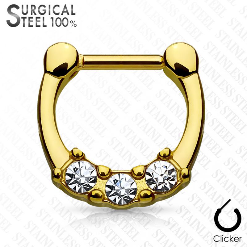 Septum Clicker Calli Gold