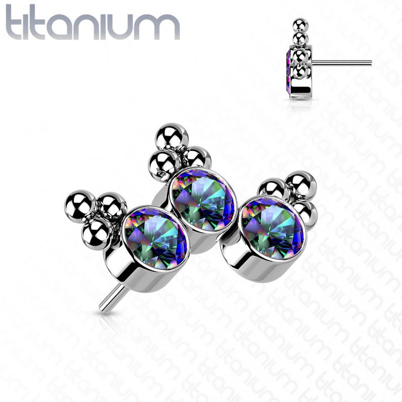 Curve Three Gems Push-fit Vitrail Medium