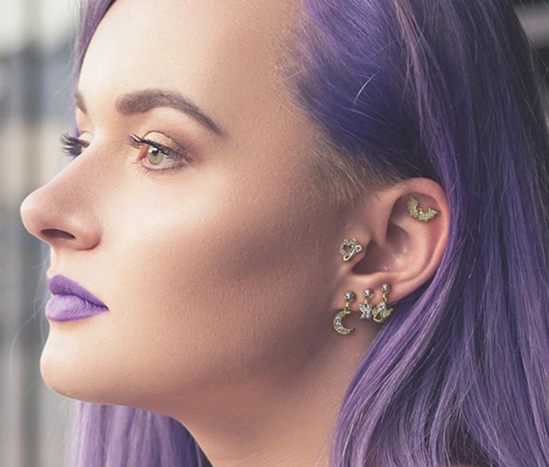 Round And Princess Cut Fan Cartilage
