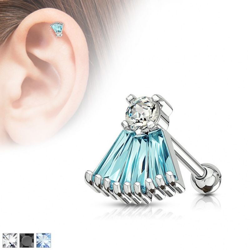 Round And Princess Cut Fan Cartilage