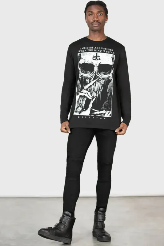 Blind Mind Unisex Long Sleeve Top