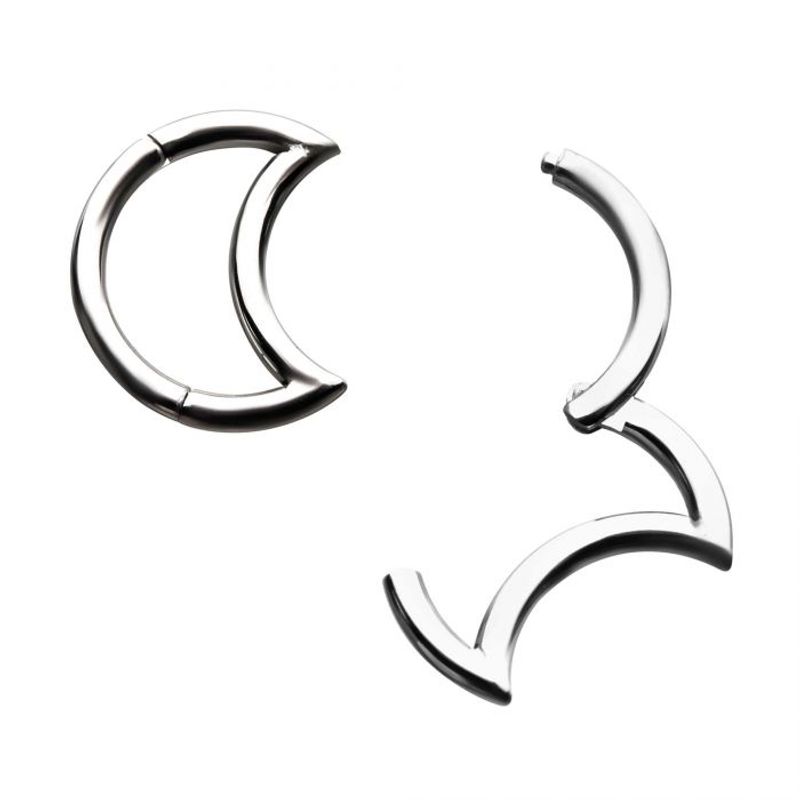 Moon Shape Hinged Segment Ring