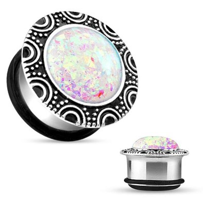 Hovedbilde Opal Glitter Brass Plug