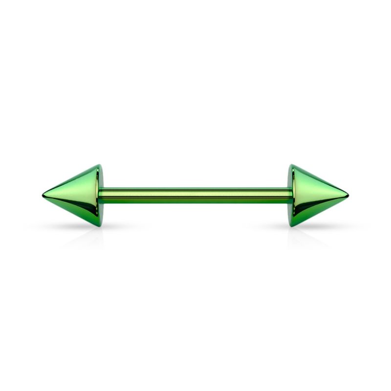 Barbell Spikes Green