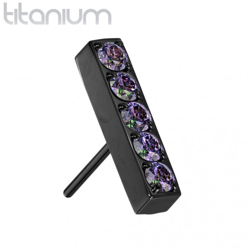 Lina Push-fit Black Vitrail Medium