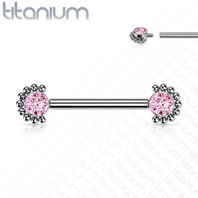 Hovedbillede Sana Nipple Barbell Pink