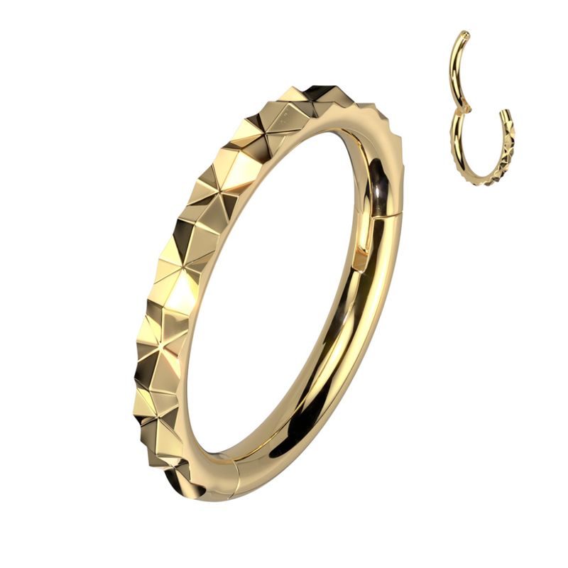 Zina Hinged Ring Gold