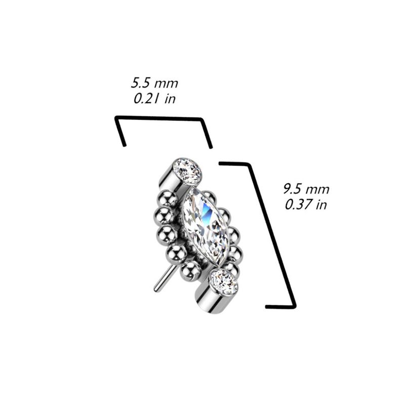Lydia Push-fit Opal White