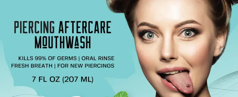 Piercing Aftercare Oral Care Mouthwash 