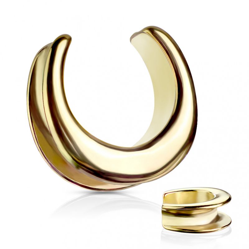 Zaria Plain Saddle Gold