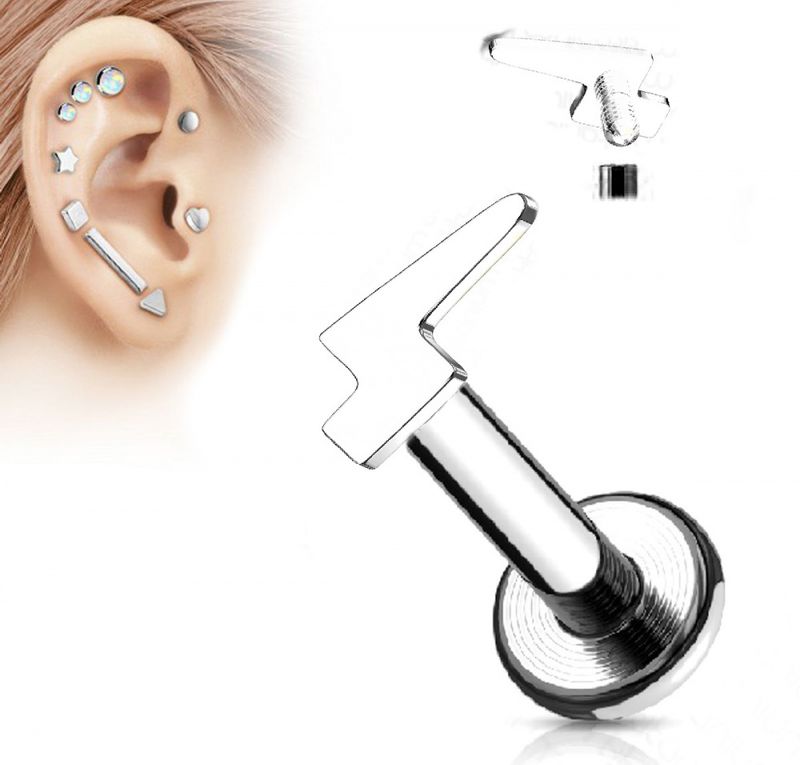 Bolt Internally Threaded Labret 