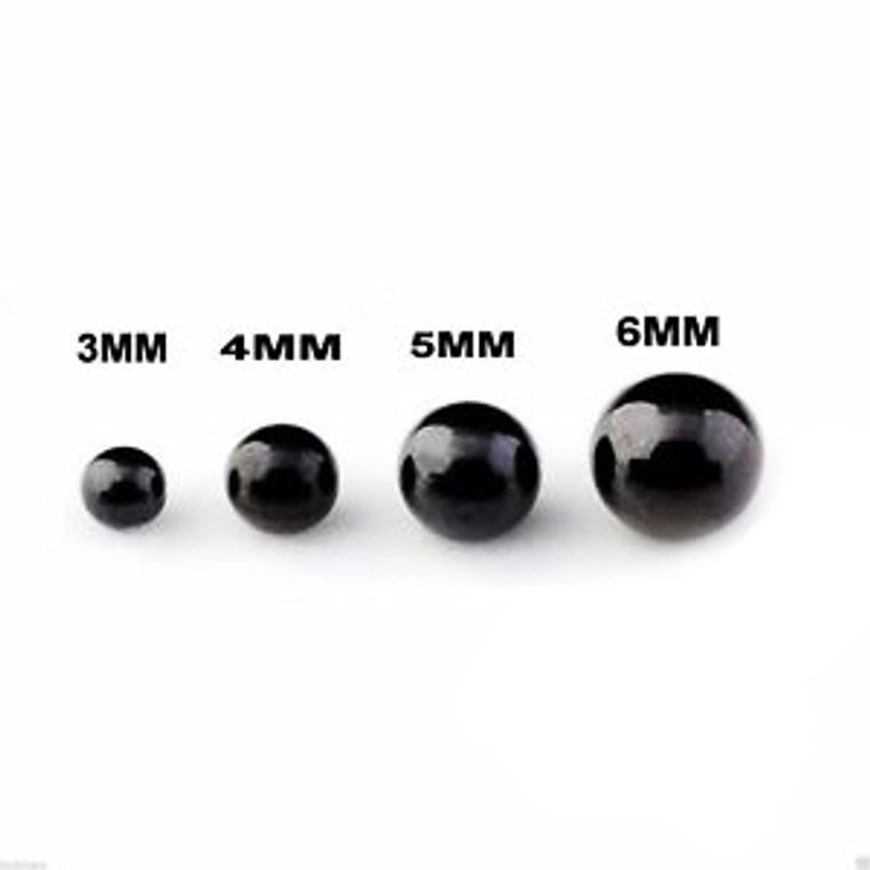 1,2mm Ball Black