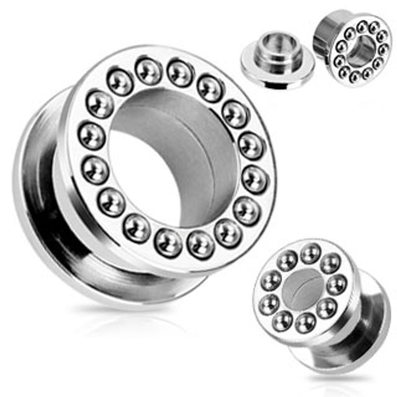 Steel Tunnel With Balls Screw-fit 