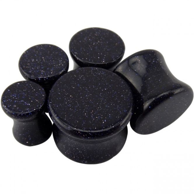 Hovedbilde Stone Glitter Stone Plug Blue ...