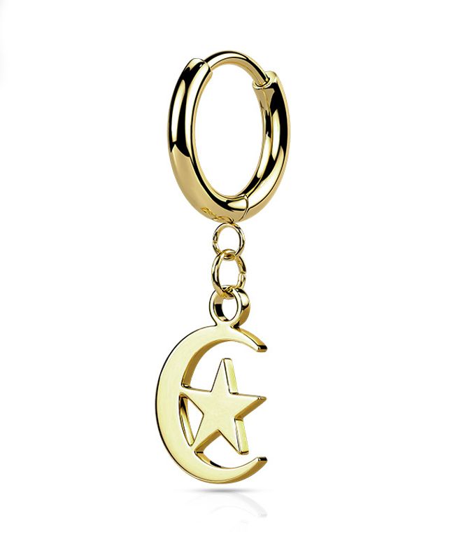 Hoop Moonstar Gold