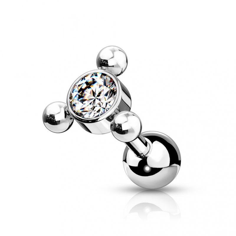 Lana 3 Ball Triangle Barbell 