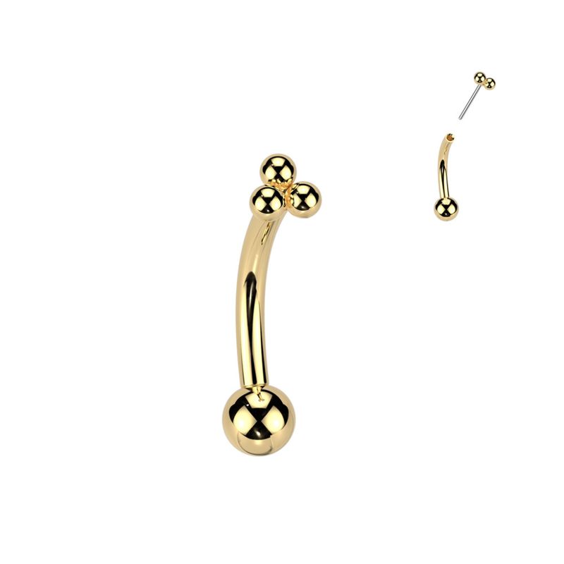 Lana Push-fit Bananabell Gold