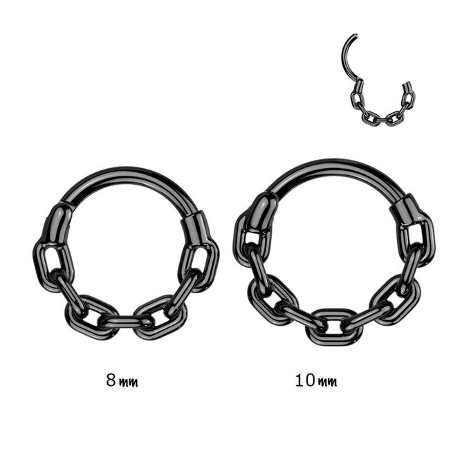 Huvudbild Chunky Chain Hinged Ring ...