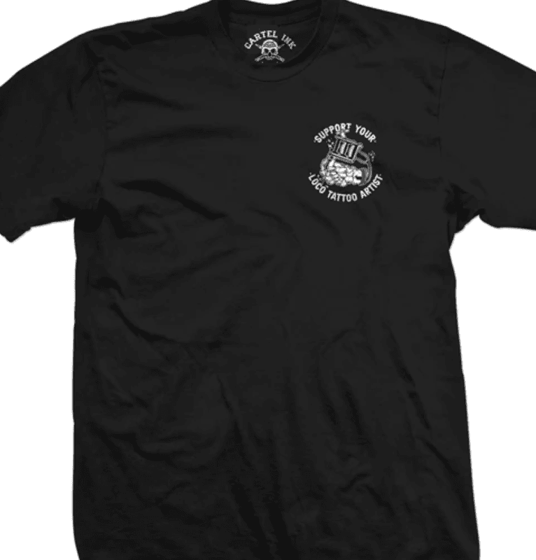 Support Your Loco Tattoo Artist Men's T-Shirt