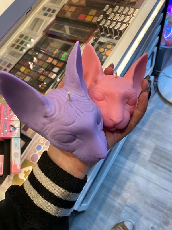 Sphynx Cat Candle