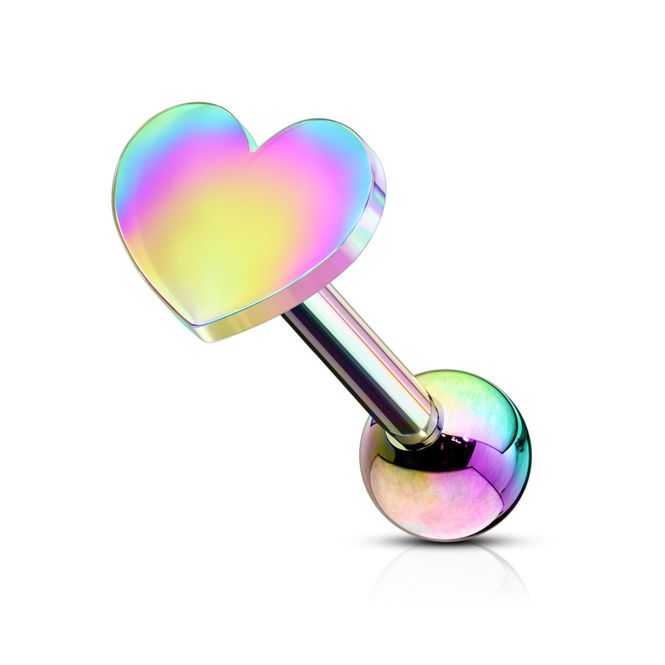 Hovedbilde Flat Heart Barbell Rainbow