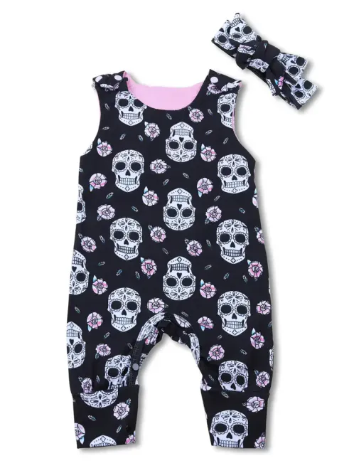 Hovedbilde Sugar Skull Baby Romper & ...