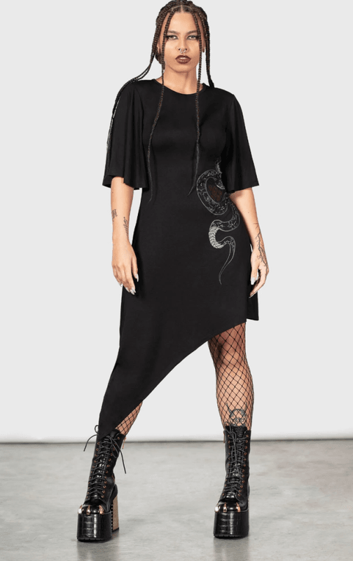 Maple Asymmetric Dress