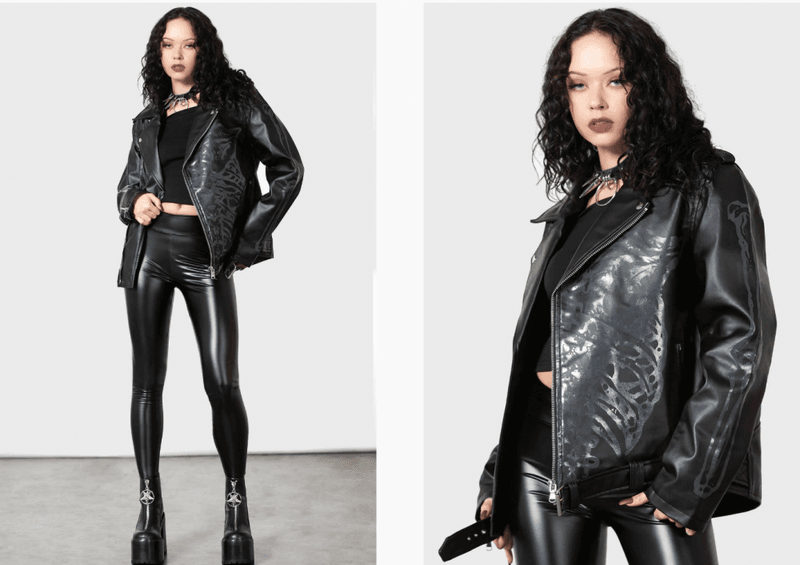 Craniocaudal Biker Jacket