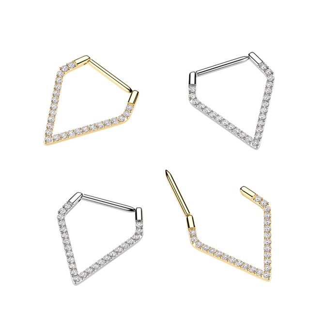 Hovedbilde Zelda Zoe Hinged Ring Clear