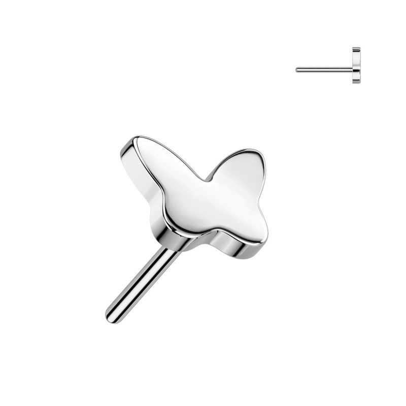 Small Butterfly Push-fit Silver