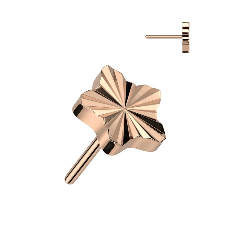 Neo Ridges Star Push-fit Rose Gold