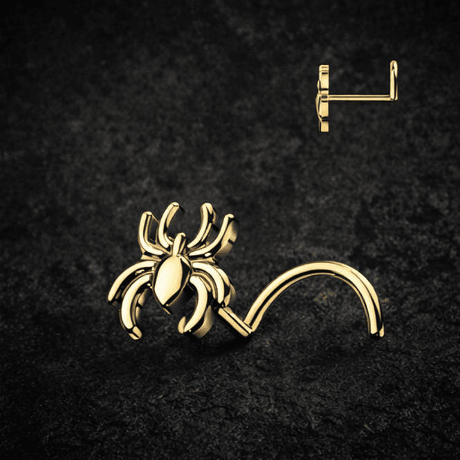 Hovedbillede Widow Spider Nose screw Gold