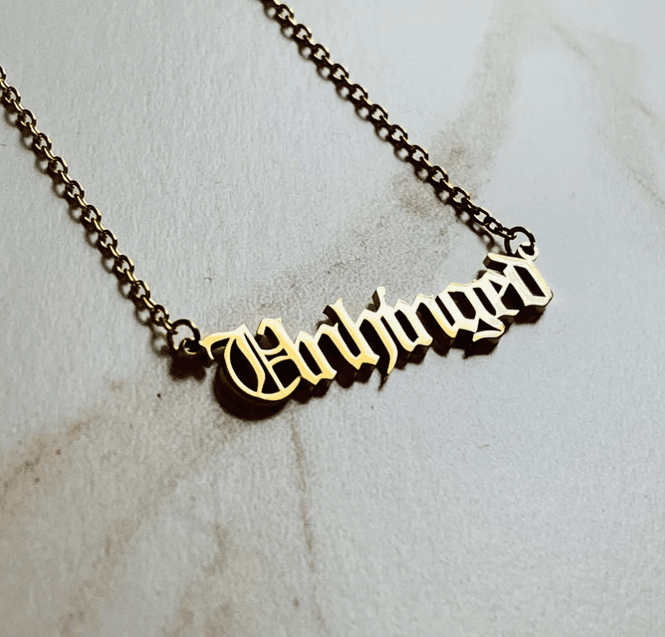 Main Image Unhinged Necklace Gold