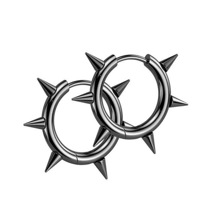 Main Image Billy Big Hoops Black