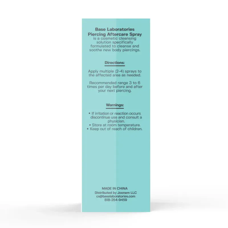 Base Laboratories Piercing Aftercare Spray