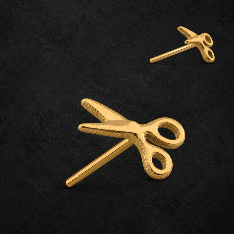 Scissors Push-fit Gold