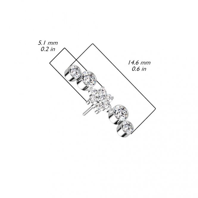 Main Image Big Paris Arc Push-fit Gold ...