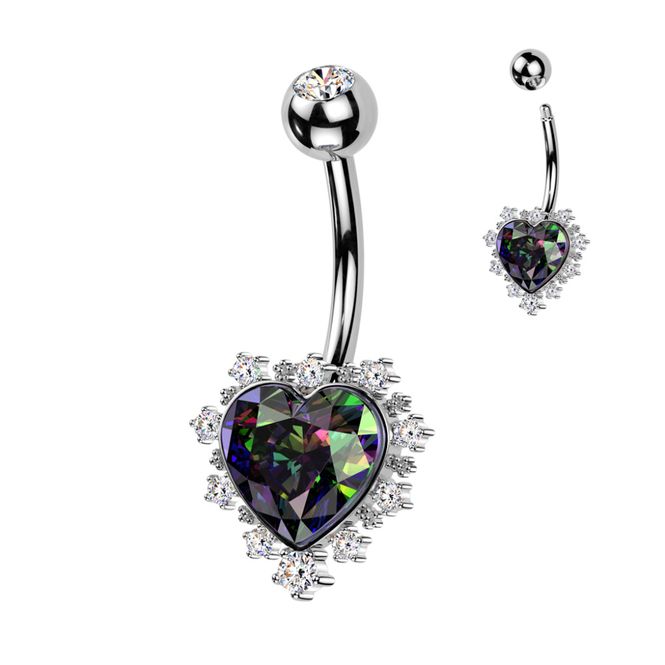 Hovedbilde Royal Heart Belly Ring