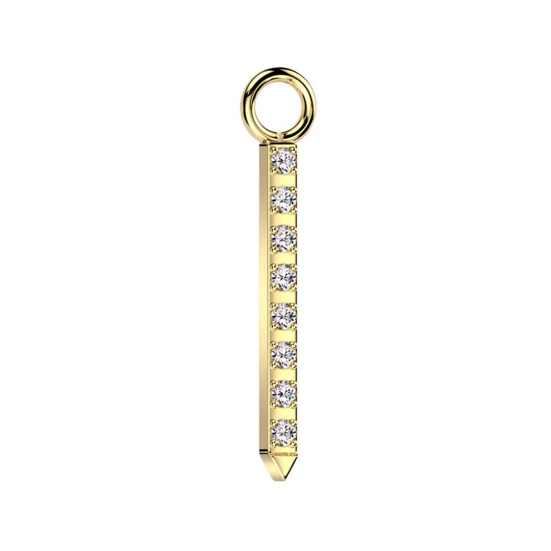 Embla Bar Pendant Gold