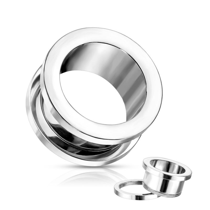 Classic Screw-fit Surgical Steel Tunnel