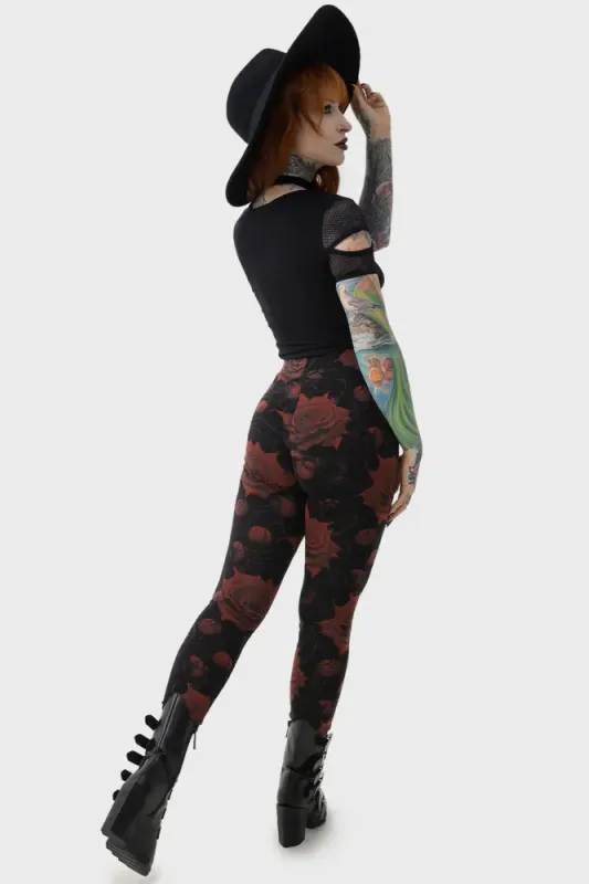 Blood Rose Leggings