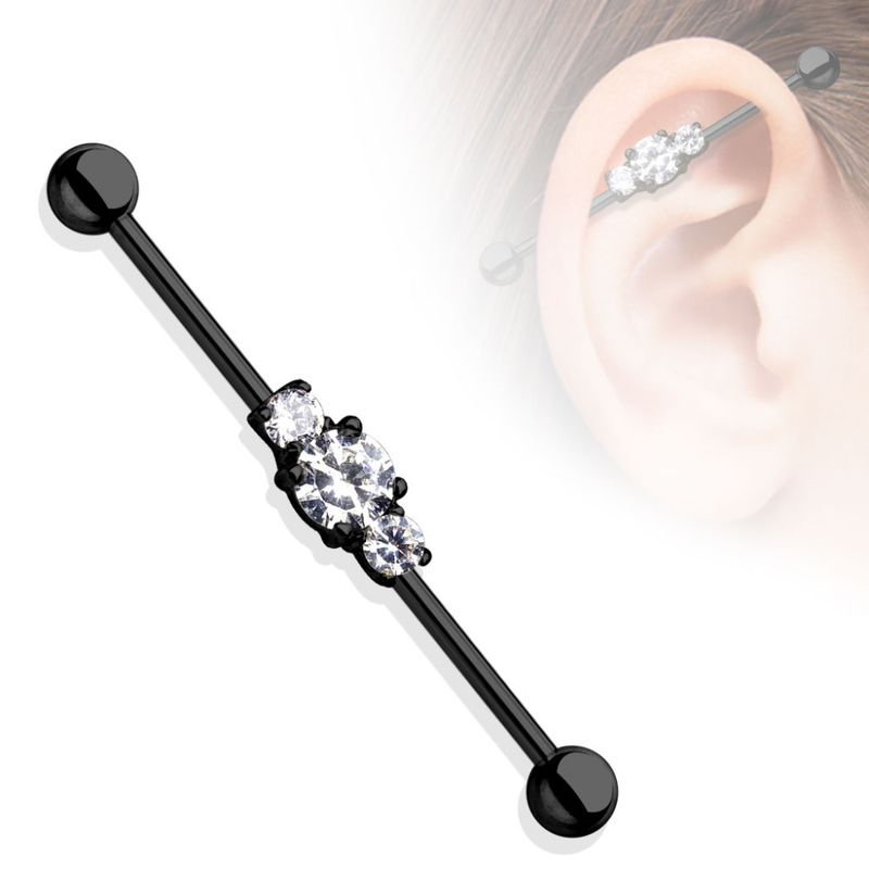 Mia Industrial Barbell Black
