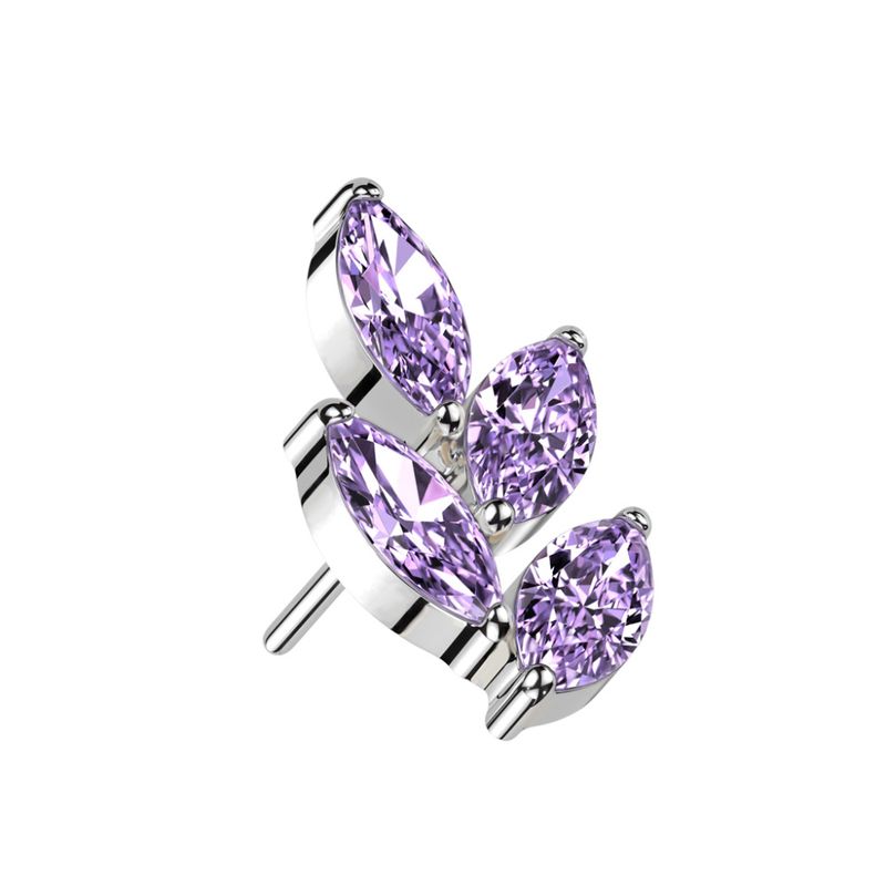Danielle Leaf Push-fit Purple