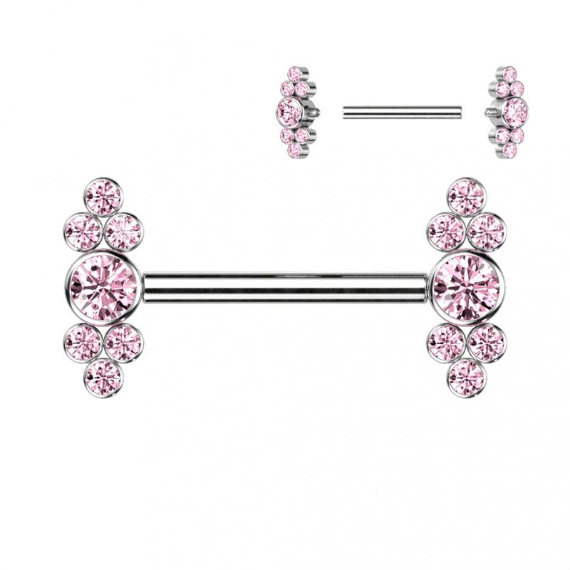 Alva Nipple Bar Pink